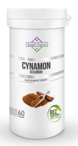 Cynamon cejloski ekstrakt 400mg 60 kapsuek - soul farm - 2864152635