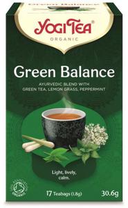 Herbatka zielona rwnowaga bio 17 x 1,8 g 30,6 g - yogi tea - 2863915078