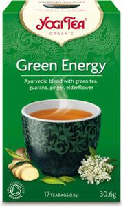 Herbatka zielona energia bio 17 x 1,8 g 30,6 g - yogi tea - 2860113847