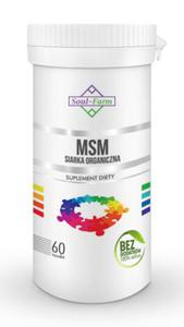 Msm siarka organiczna 650 mg 60 kapsuek - soul farm - 2867719921