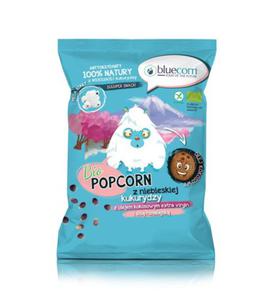 Popcorn z niebieskiej kukurydzy z olejem kokosowym i sol himalajsk bio 50 g - popcrop - 2876849918