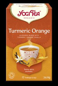 Herbatka kurkuma pomaracza bio 17 x 2 g 34 g - yogi tea - 2863915093