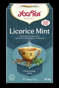 Herbatka mita z lukrecj licorice mint bio 17 x 1,8 g 30,6 g - yogi tea - 2872070475