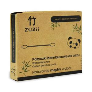 Patyczki higieniczne bambusowe z bawen 100 szt - zuzii - 2878763490