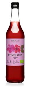 Kombucha z hibiskusem bezglutenowa bio 500 ml - zakwasownia - 2877977072