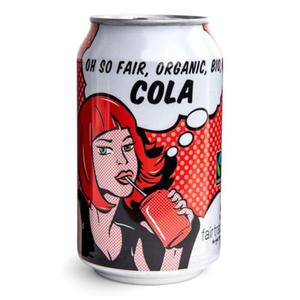 Napj gazowany o smaku cola fair trade bio 330 ml puszka - oxfam - 2866474676