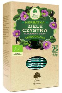 Herbatka ziele czystka bio 25 x 2 g - dary natury - 2873409131