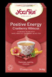 Herbatka pozytywna energia urawina - hibiskus bio 17 x 1,8 g 30,6 g - yogi tea - 2860114950