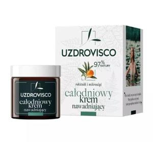 Krem do twarzy nawilajcy na dzie i na noc rokitnik i mikroalgi 50 ml - uzdrovisco - 2877977092