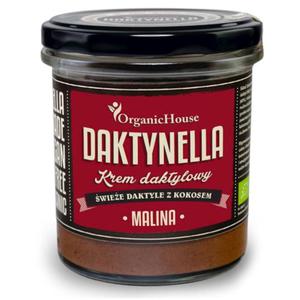 Krem kokosowo-daktylowy malina bezglutenowy bio 280 g - daktynella - 2872268147