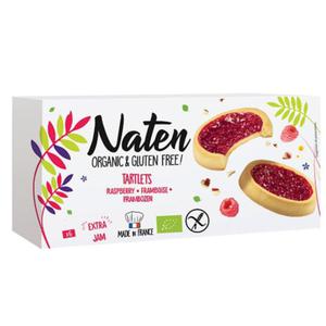 Ciastka tartaletki z demem malinowym bezglutenowe bio 130 g - naten - 2877524563