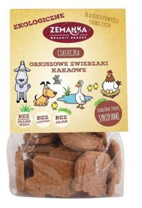 Ciasteczka orkiszowe o smaku kakaowym zwierzaki bio 100 g - zemanka - 2875938267