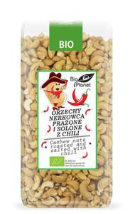 Orzechy nerkowca praone i solone z chili bio 350 g - bio planet - 2878763510