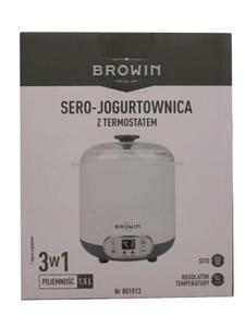 Jogurtownica z termostatem serownica Browin - 2860115977