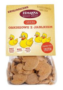 Ciastka orkiszowe z jabkiem bio 100 g - zemanka - 2875716645