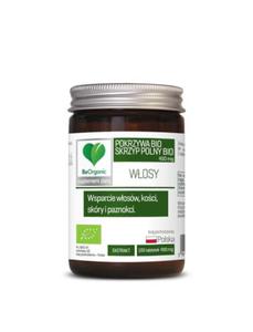 Skrzyp + pokrzywa ekstrakt bio 400 mg 100 tabletek - be organic - 2876849943