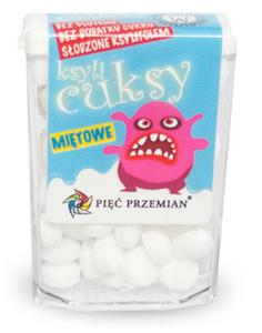 Cukierki z ksylitolem ksylicuksy o smaku mitowym bezglutenowe 13g - pi przemian - 2860116082