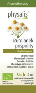 Olejek eteryczny rumianek pospolity (echte kamille) bio 5 ml - physalis - 2878089226