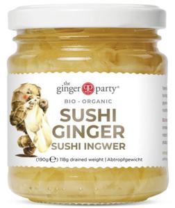 Imbir marynowany do sushi bio 190 g (118 g) - ginger people - 2871846206