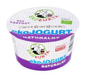 Jogurt naturalny bez laktozy bio 180 g - eko ukta - 2877524603
