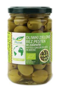 Oliwki zielone bez pestek w zalewie bio 280 g (150 g) - bio planet - 2871652364