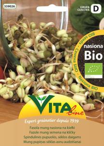 Nasiona fasoli mung bio na kieki 30 g - vita line - 2872817843