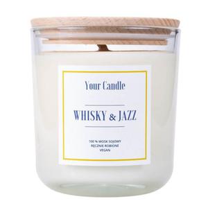 wieca sojowa whisky & jazz 210 ml - your candle - 2876658370