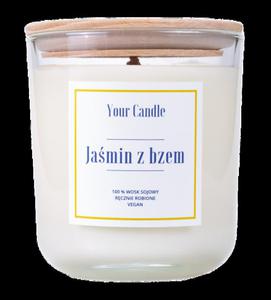 wieca sojowa jamin z bzem 210 ml - your candle - 2868666141