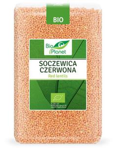 Soczewica czerwona bio 2 kg - bio planet - 2869300178