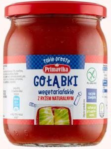 Gobki z ryem i pieczarkami w sosie pomidorowym bezglutenowe 480 g - primavika - 2870944885