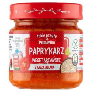 Paprykarz wegetariaski z kasz jaglan bezglutenowy 160 g - primavika - 2875586104