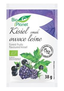 Kisiel o smaku owocw lenych z owocami jagodowymi bio 38 g - bio planet - 2874027845