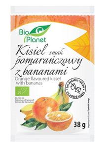 Kisiel o smaku pomaraczowym z bananami bio 38 g - bio planet - 2871232949