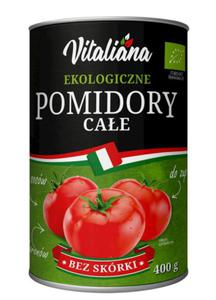 Pomidory cae bez skrki bio 400 g - vitaliana - 2878195916