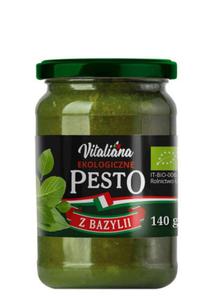 Pesto z bazylii bio 140 g - vitaliana - 2875836812