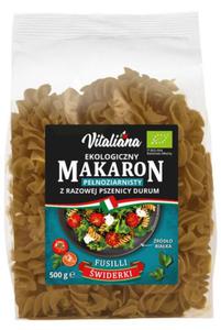 Makaron (z razowej pszenicy durum) fusilli bio 500 g - vitaliana - 2871652504