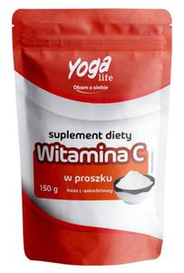 Witamina c w proszku 150 g - yoga life - 2871652511