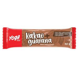 Baton owocowy kakao z guaran 50 g - yoga life - 2871652523