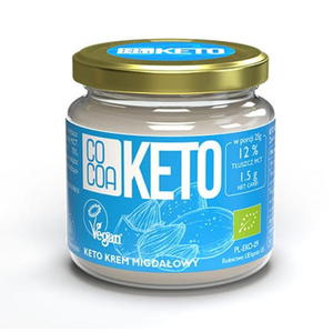 Krem migdaowy keto bez dodatu cukru bio 200 g - cocoa - 2871737713