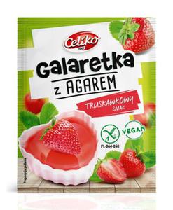 Galaretka agar o smaku truskawkowym bezglutenowa 45 g - celiko - 2871971867