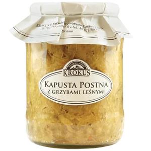 Kapusta postna z grzybami lenymi 670 g - krokus - 2877524659