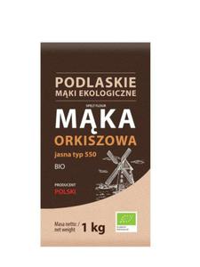 Mka orkiszowa jasna typ 550 bio 1 kg - bio life - 2872268273