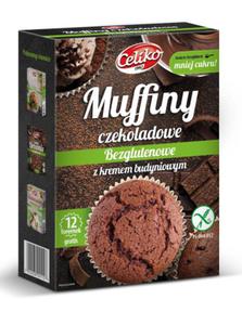 Muffiny czekoladowe z kremem budyniowym 310 g - celiko - 2878089315