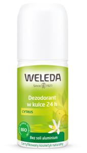 Dezodorant w kulce 24 h cytrusowy eco 50 ml - weleda - 2872070703