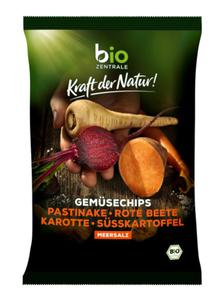 Chipsy warzywne solone bezglutenowe bio 90 g - bio zentrale - 2877649569