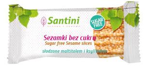 Sezamki sodzone maltitolem i ksylitolem 27 g - santini - 2872268356