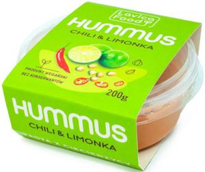 Hummus chili i limonka 200 g - lavica food - 2876061349