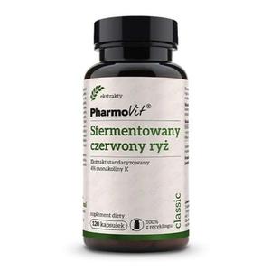 Sfermentowany Czerwony Ry Ekstrakt 120 Kapsuek - Pharmovit (Classic) - 2875938446