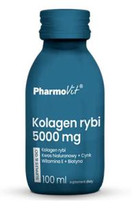 Shot kolagen rybi 5000 mg bezglutenowy 100 ml - pharmovit - 2876358403