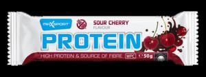 Baton proteinowy wpc o smaku winiowym w polewie kakaowej bezglutenowy 50 g - maxsport - 2876952503